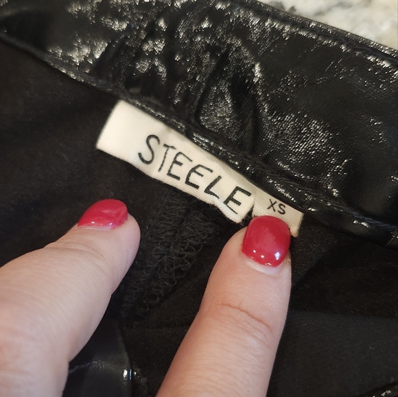 Steele latex skinny pants in black Xs - Picture 6 of 6